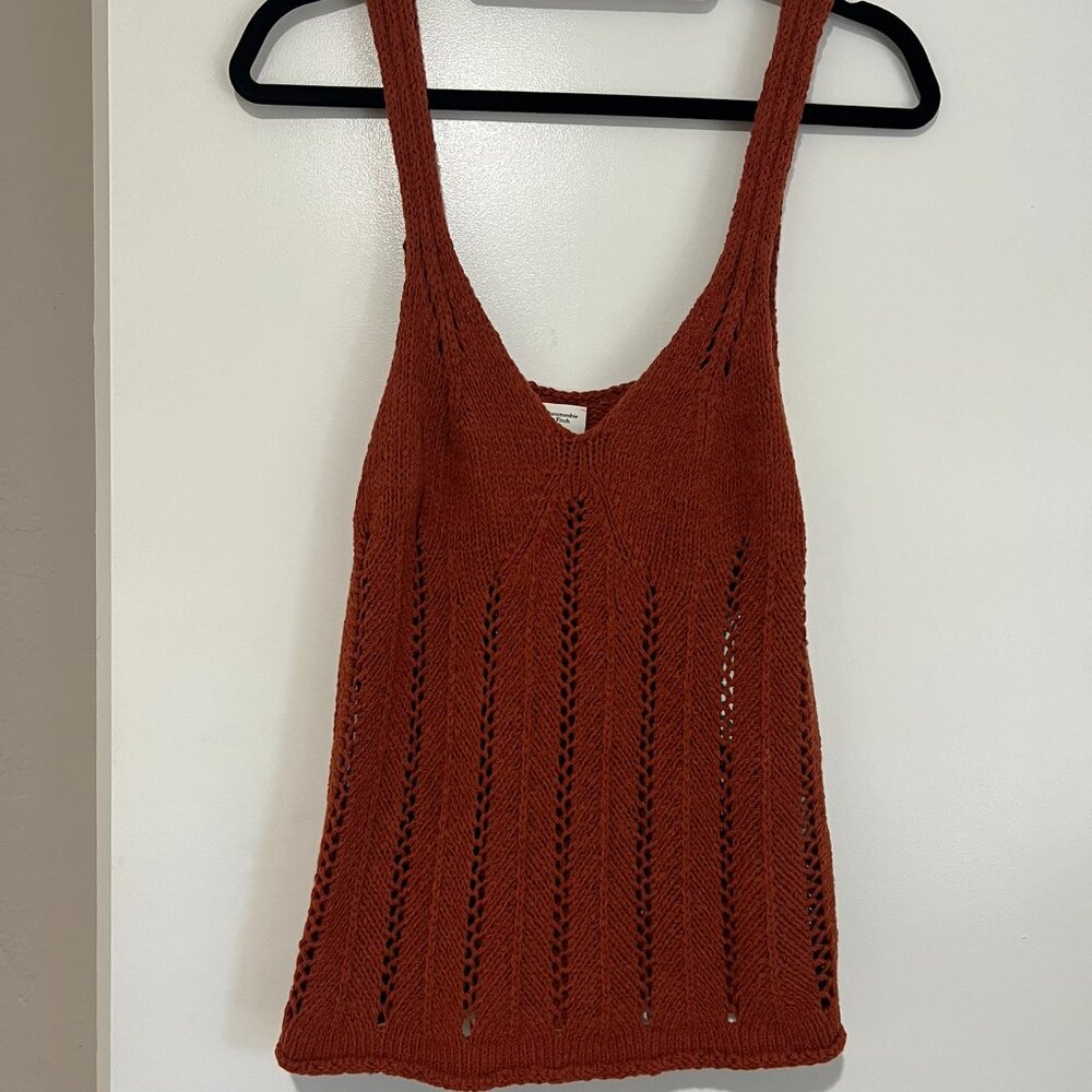 Abercrombie & Finch Crochet Tank Top - Size M - EUC